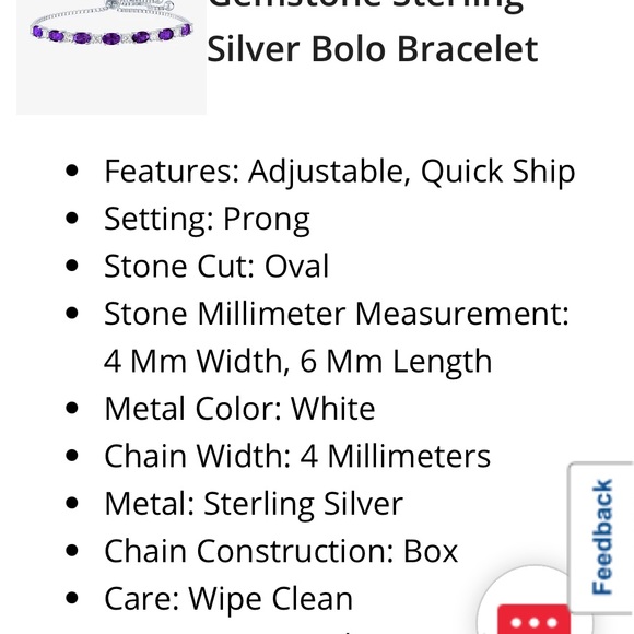 Amethyst Bracelet - Picture 5 of 6